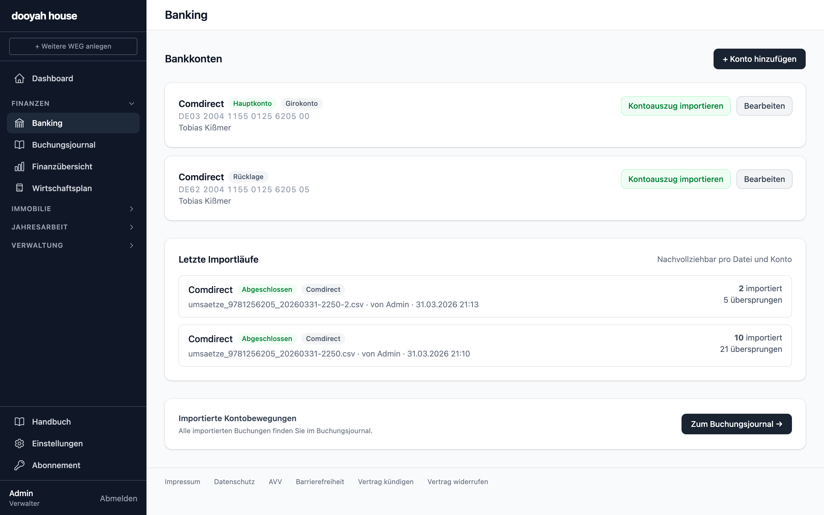 Banking & KI-Auto-Matching
