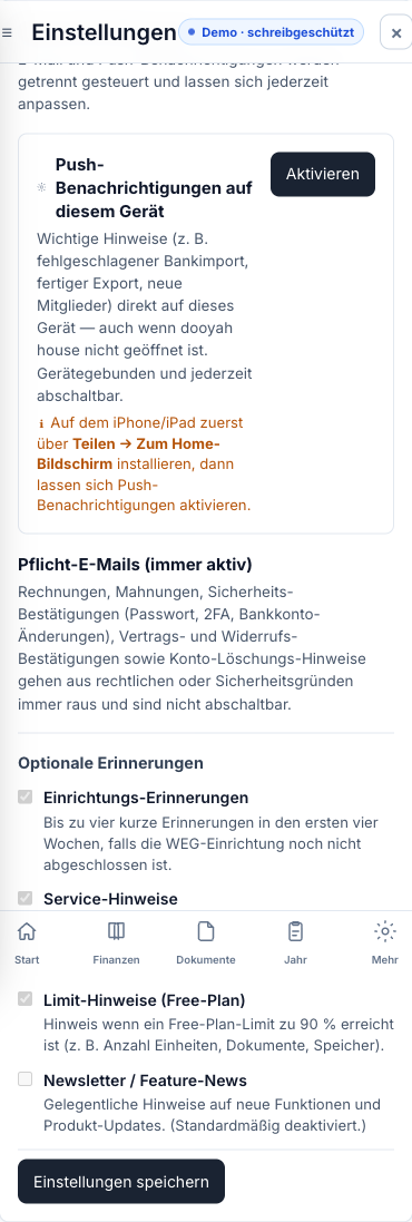 Push-Benachrichtigungen